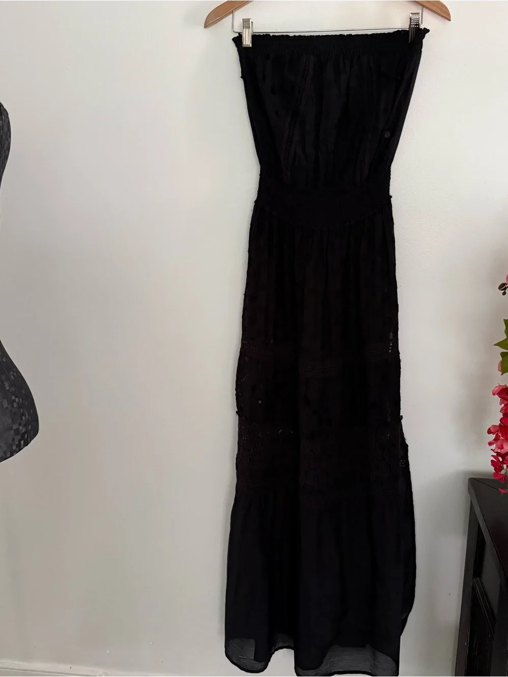Ramy Brook Cambridge Lace Inset Strapless Dress - Picture 11 of 16